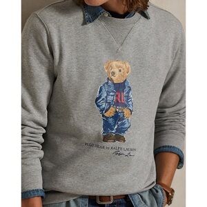 Polo Ralph Lauren Polo Bear Fleece Sweatshirt - Gray